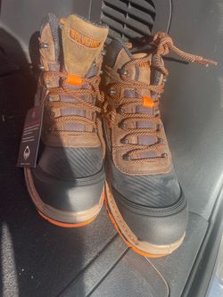Botas Wolverine waterproof Sz 9 steel toe