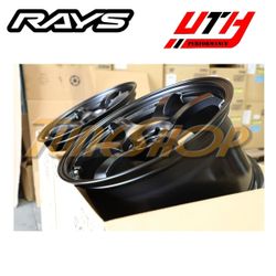 RAYS GRAMLIGHTS 57DR 18x9.5 5x114 22 EVO 8 9 10 FOR WRX STI WHEELS RIM S/G BLACK