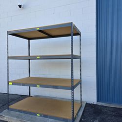 72 in  W x 48 in D Warehouse Steel Storage Rack Shelving Similar To Uline Delivery Available