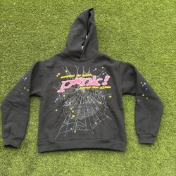 Sp5der P*nk Hoodie “Black”