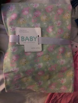 1 new receiving blanket $2.50 or best offer