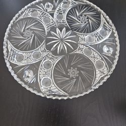 Footed Glass Platter