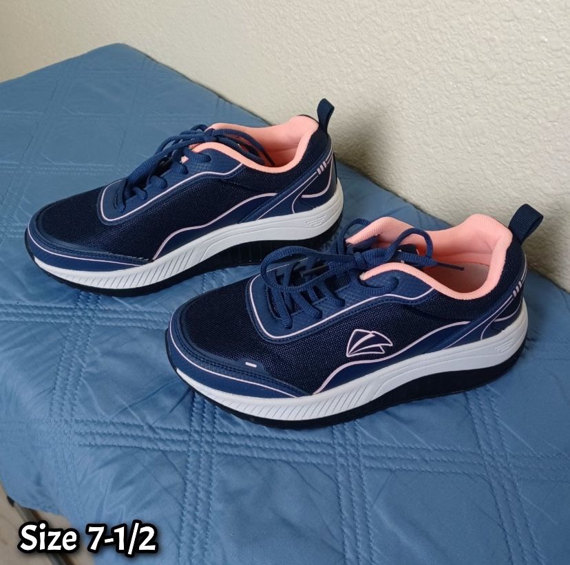Navy Blue / Pink Shoes
