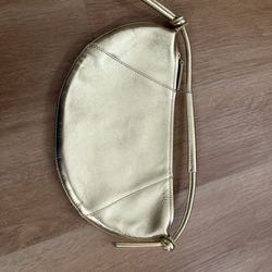 Mansur Gavriel Fortuna metallic leather shoulder bag