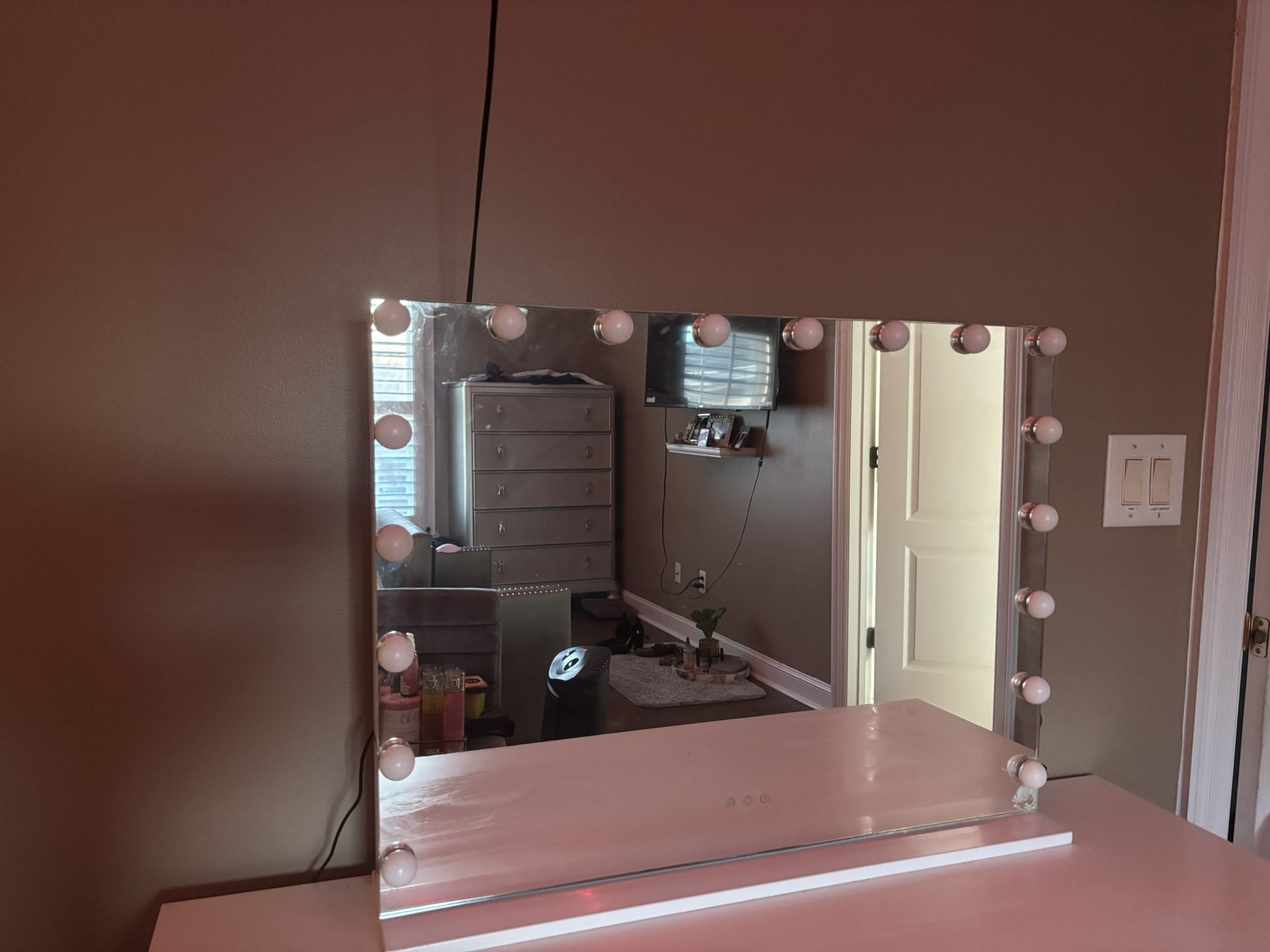 Vanity White Mirror 