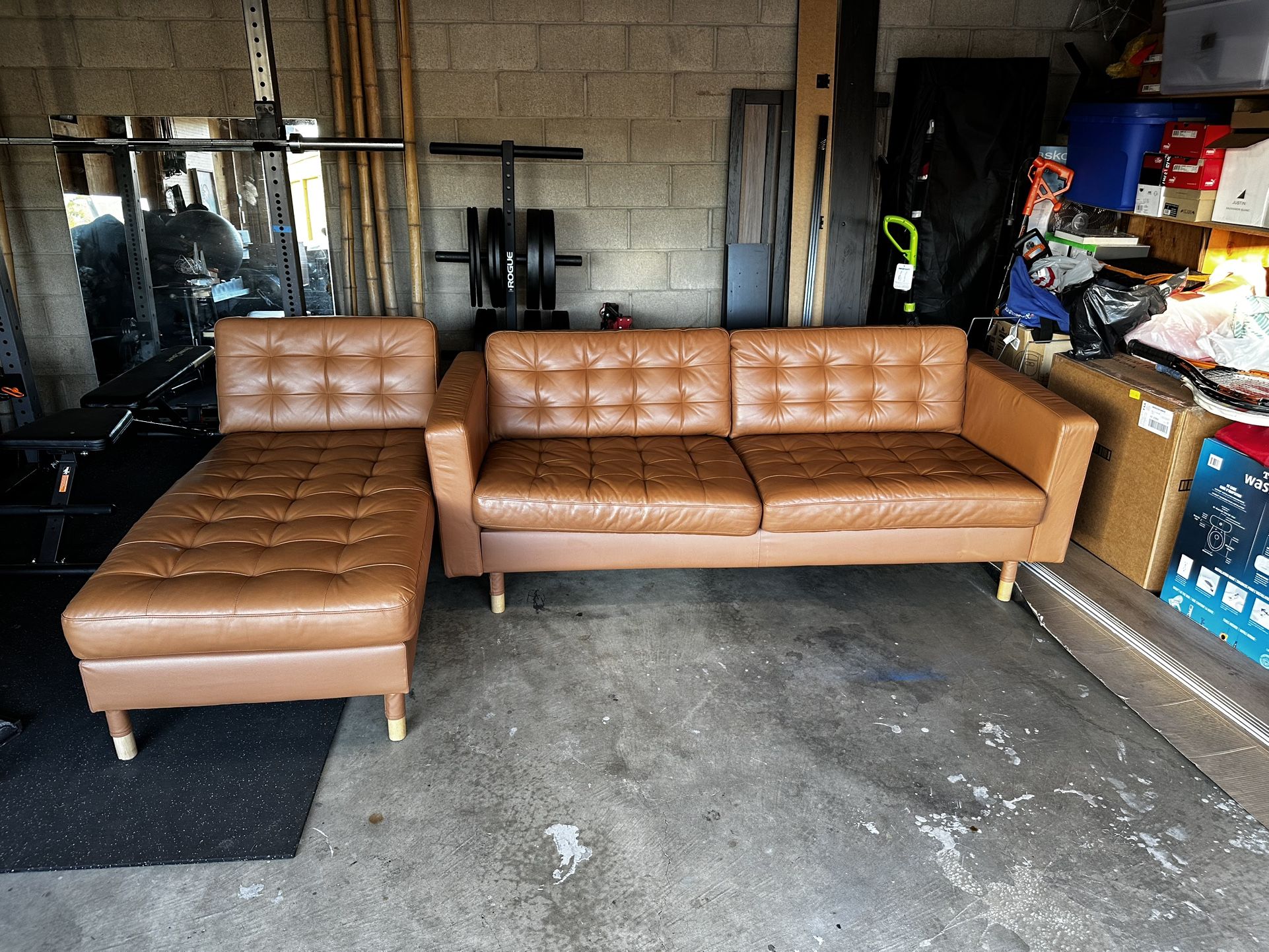 IKEA MORABO Sofa with chaise