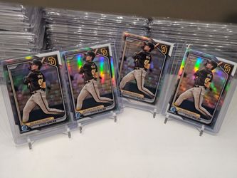 Ethan salas padres prospect bowman chrome refractor