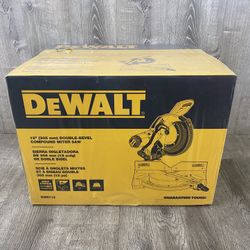 DEWALT Corded 12” Double Bevel Compound Miter Saw DWS716