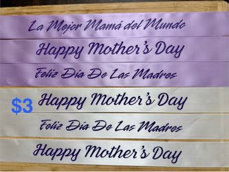 Mother’s Day’s ribbon