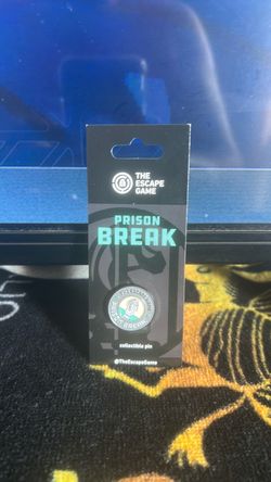 The Escape Game Prison Break Collectible Pin