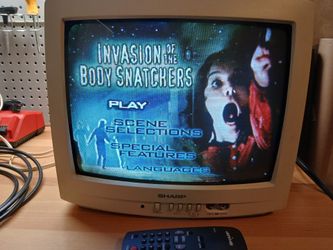 Sharp 13in crt with remote.