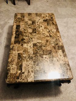 Heavy Solid Wood Coffee Table 