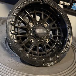 On .SALE 15” Metal FX Beadlock wheels & 35x10-R15 TENSOR DSR TIRES For: 4 5 6 Lug SXS UTV (We Finance)