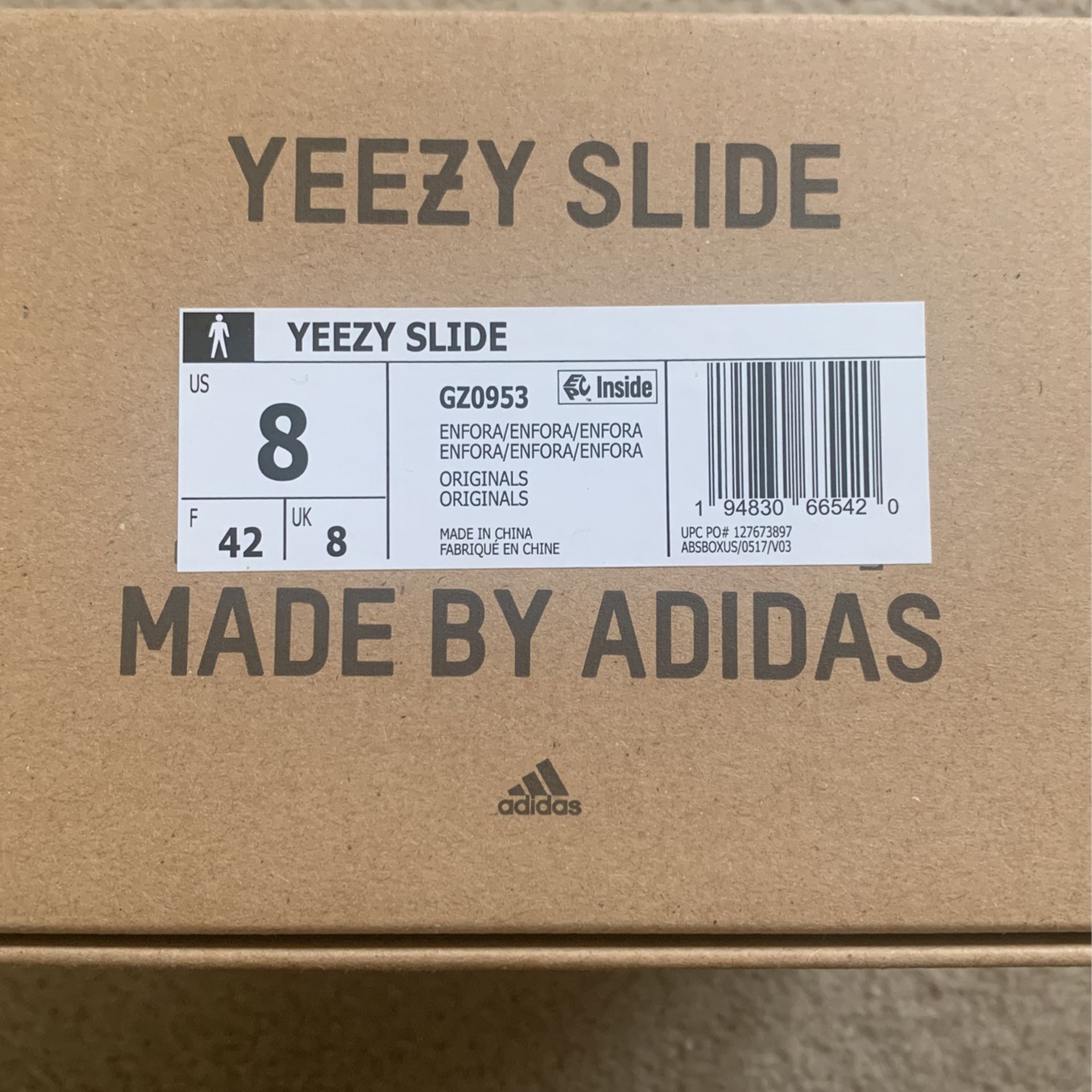 Adidas Yeezy slides Enflame Orange