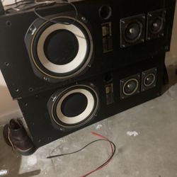 Vintage Fisher Speakers