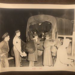 Vintage Military WW2 Official Army Air Corp Photo 8 X 10” GC