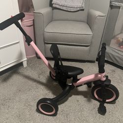 Toddler Push Bike W/Handle