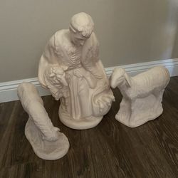 Patron Saint Of Animals 3 Piece Garden Statue Set