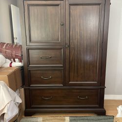 Mahogany and cherry with birch veneers