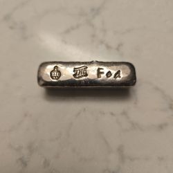 Silver Bullion Bar .999FS Hand Poured 63.2 Grams