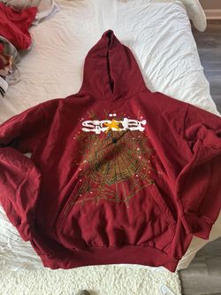Sp5der Hoodie “Maroon”