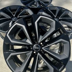 Audi Q7 21” Gloss Black Wheels Rims Rines 