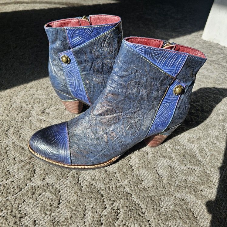 Spring Step L'Artiste Waterlily Women Genuine Leather Boot 9