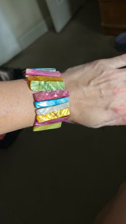 Vintage Colorful Stretchy Bracelet