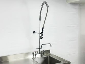 Commercial Kitchen Faucet with Sprayer | PR-14A