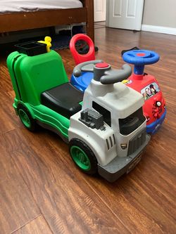 Pushing car