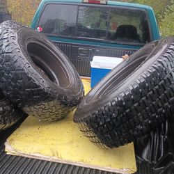 17 Inch 6 Lug Chevy Rims And Tires For Sale Or Trade