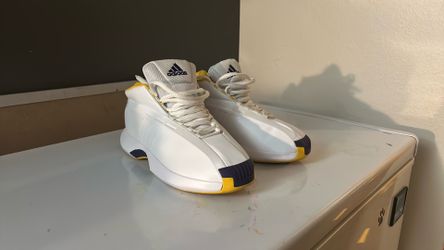 Adidas crazy 1 lakers home yellow white