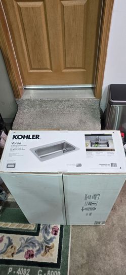 New Kohler Verse Stainless Steel Kitchen Sink