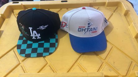 Ohtani And Demon Slayer Dodgers Hats