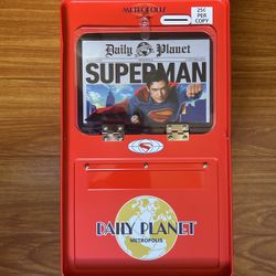 Superman & Krypto Daily Planet Metropolis AMC Movie Promo Newspaper Box Original