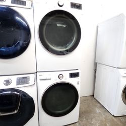 LG  ThinQ STEAM WASHER AND GAS DRYER LIKE NEW 