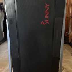 Sunny Compact Foldable Manual Treadmill
