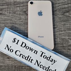 Apple iPhone 8 Unlocked - PAYMENTS AVAILABLE With $1 DOWN - NO CREDIT NEEDED