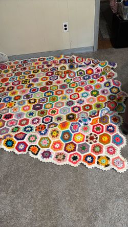 Beautiful Hand Made bed Cover