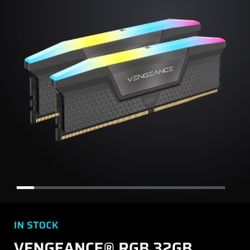 BNIB Corsair DDR5 6400mHZ 32GB Ram, CL36