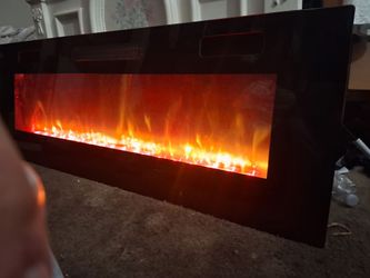 Wall-Mount Electric Fireplace Heater