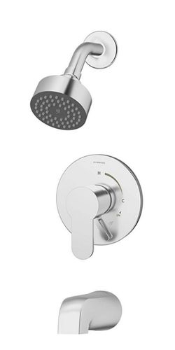 Symmons S-6702 Identity Single-Handle 1-Spray Tub and Shower Faucet with Diverter Lever, Chrome