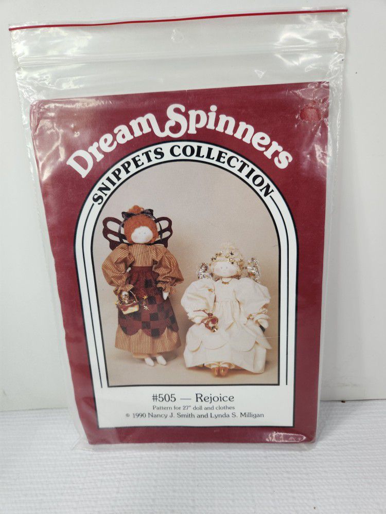 New Dream Spinner Snippets Collection #505 Rejoice 27" dolls & Cloths Pattern