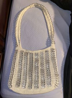 Hand made purse with can tabs