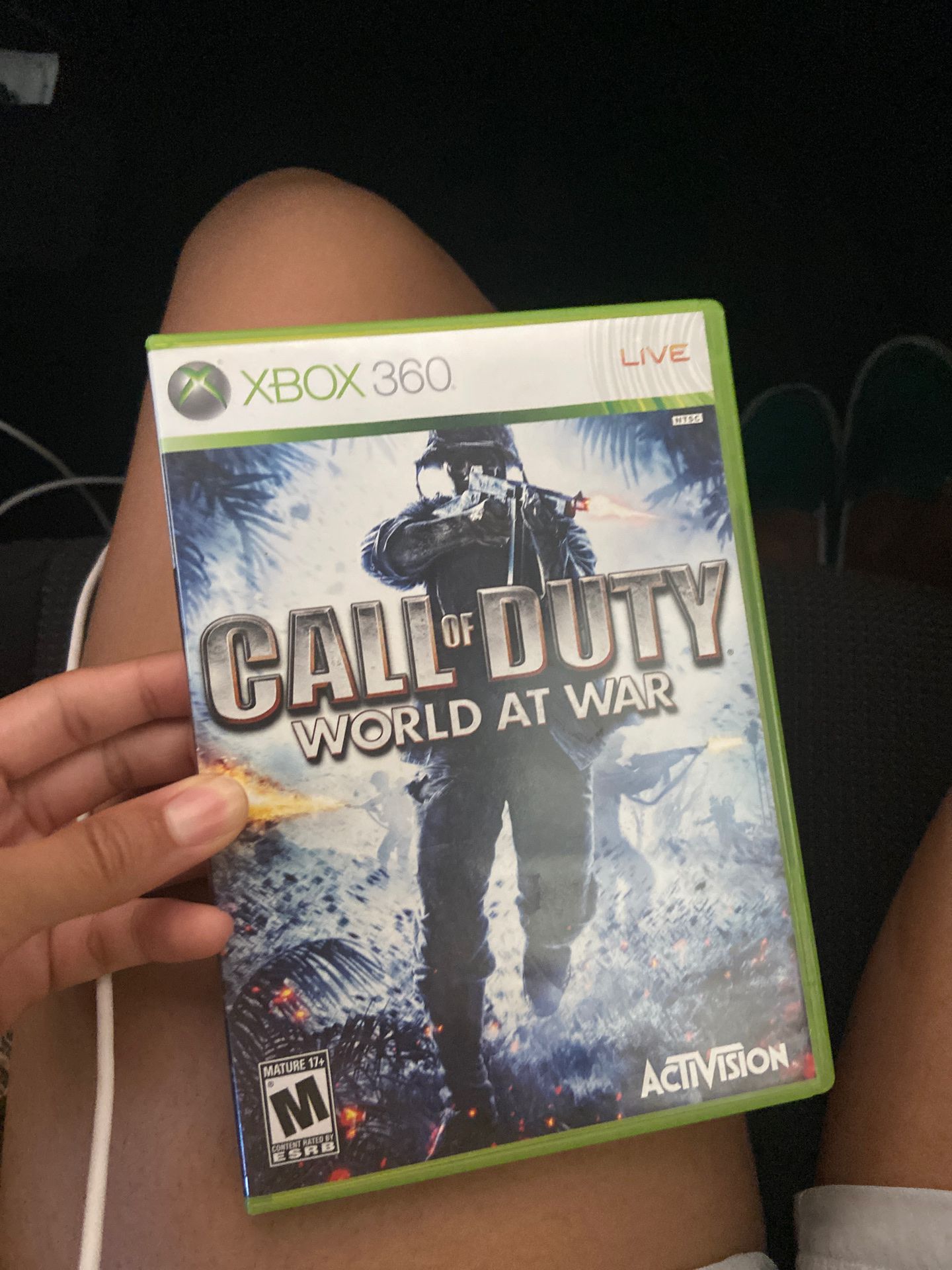 Call of duty world at war Xbox 360 disc