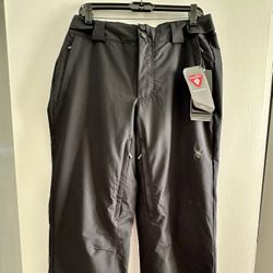 Spyder Black Traction Ski Pants for Men 