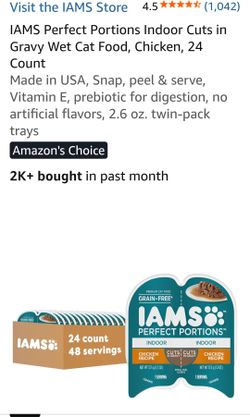 Iams Chicken flavor indoor cat food
