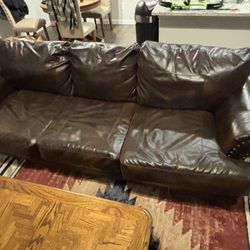 Leather Couch 