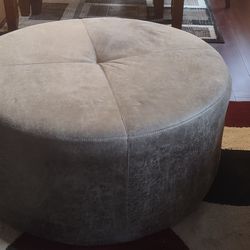 Round Oversized Ottoman   