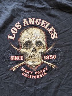 Los Angeles, West Coast, school flame surf shirt